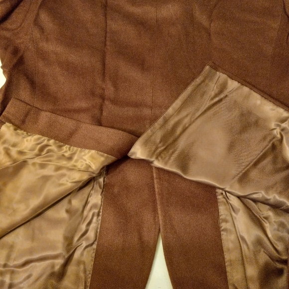 T. Harris London Brown Wool/Silk/Cashmere Blazer Jacket Sports Coat Size 44R - Picture 11 of 12